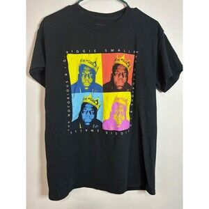 The Notorious B.I.G Pop Art Graphic T Shirt, Men's Medium, Biggie Smalls